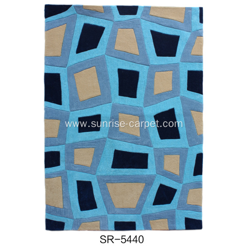 Hand tufted carpet rug modern design